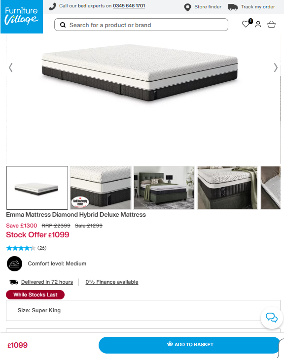 Price comparison