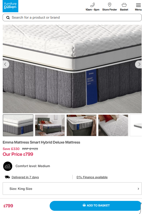 Price comparison