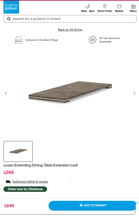 Price comparison