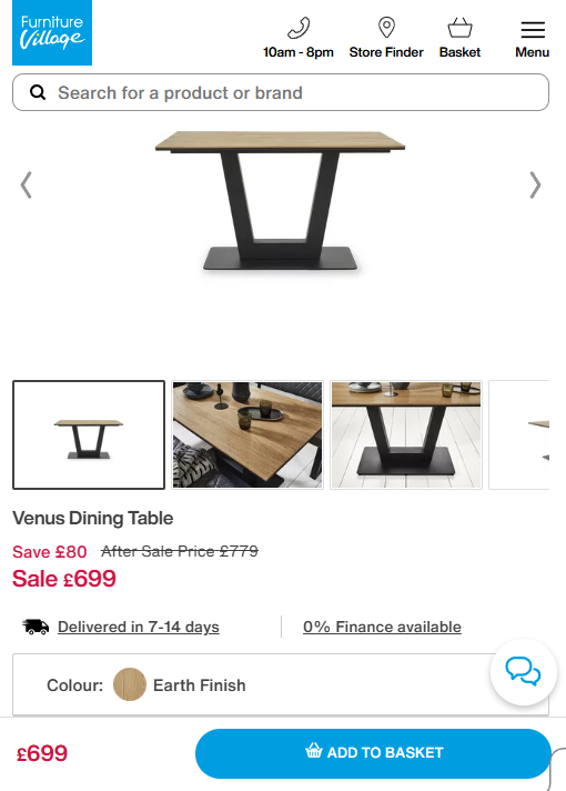 Price comparison