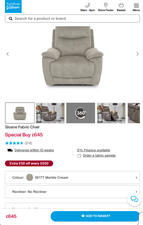 Price comparison