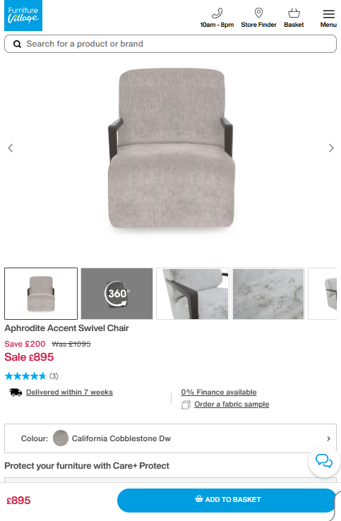 Price comparison