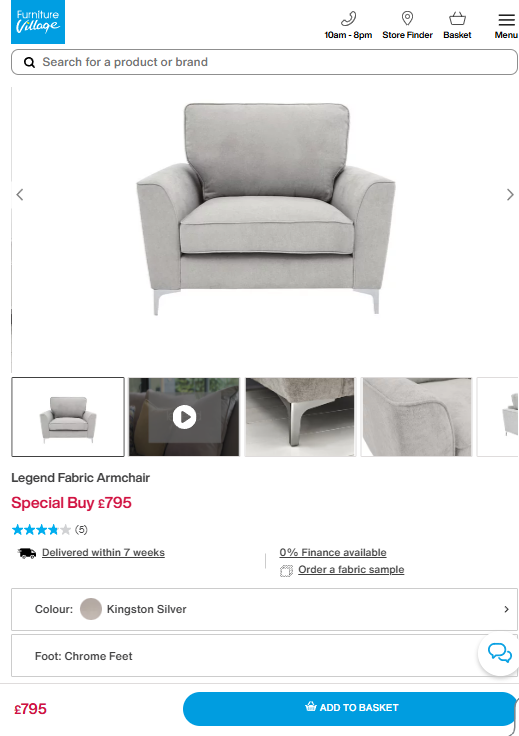 Price comparison