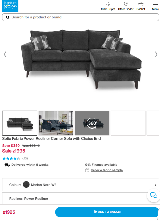 Price comparison