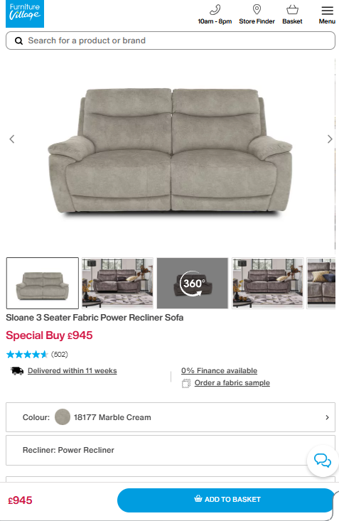 Price comparison