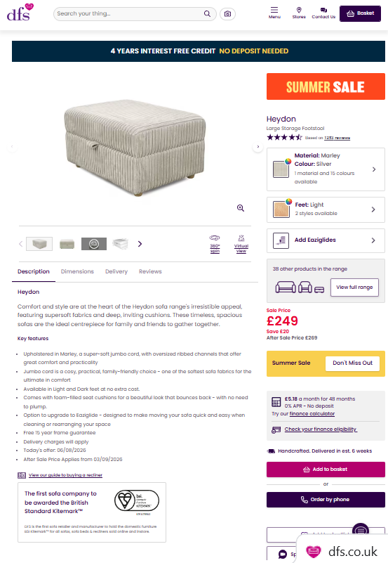 Price comparison