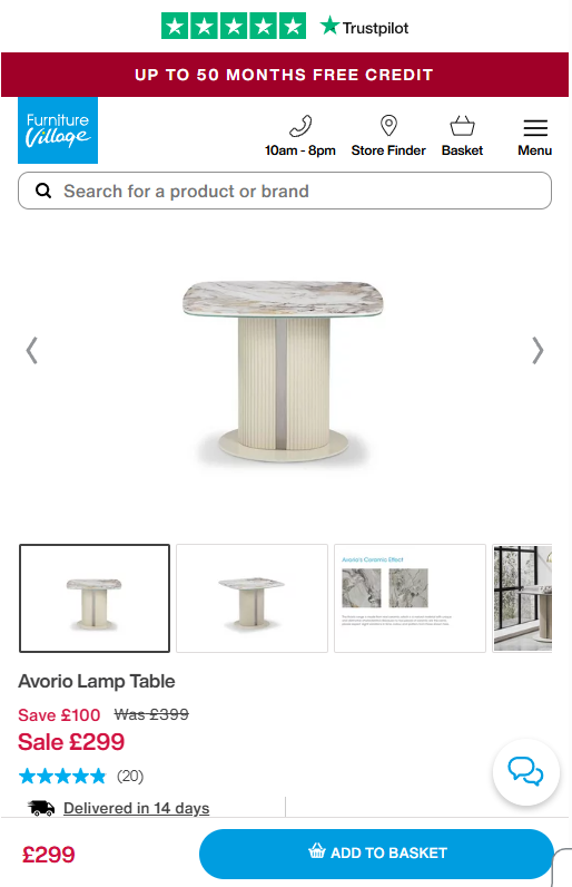 Price comparison