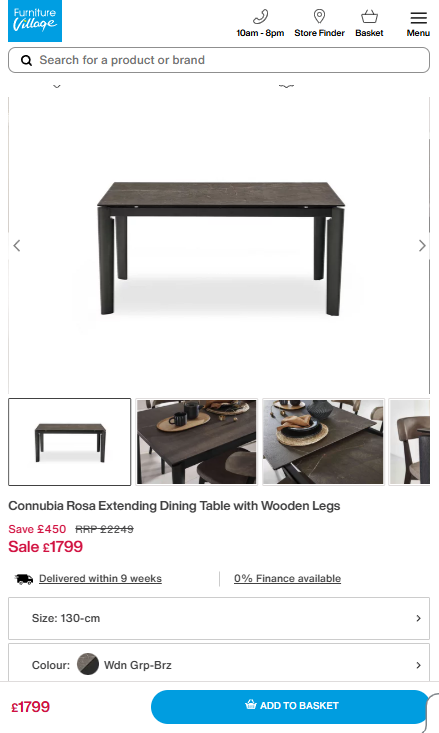 Price comparison