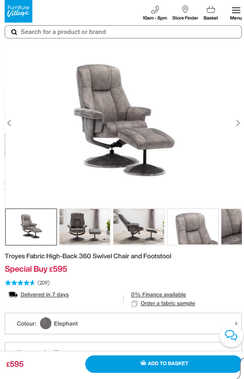 Price comparison