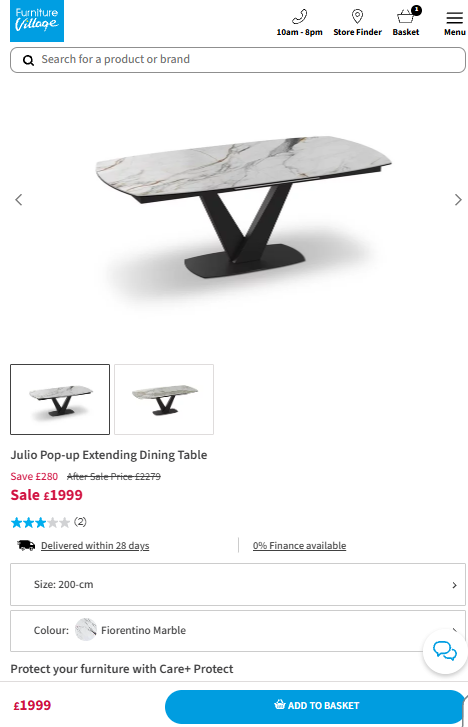 Price comparison