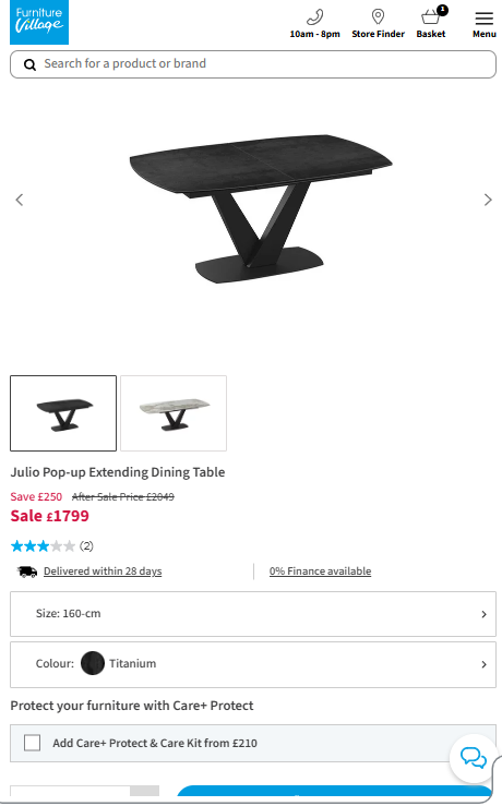 Price comparison
