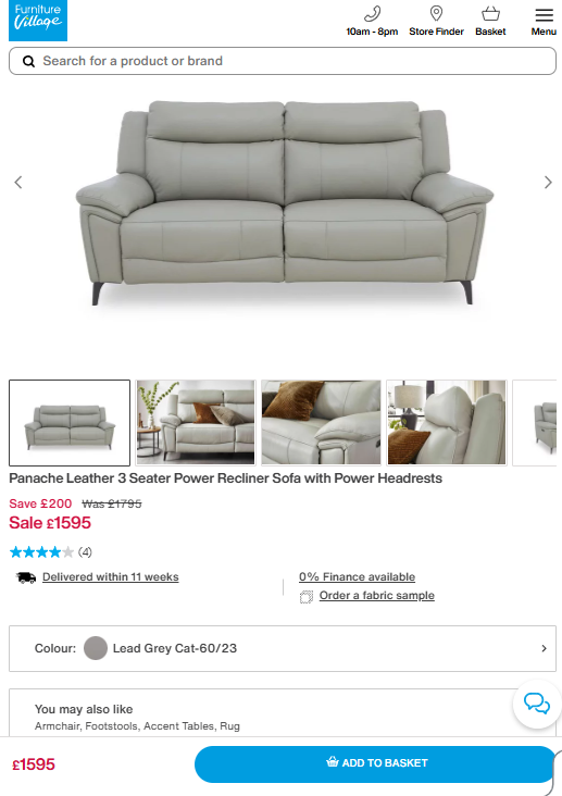 Price comparison
