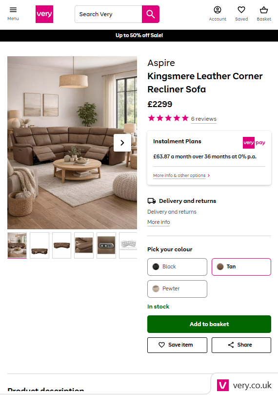 Price comparison