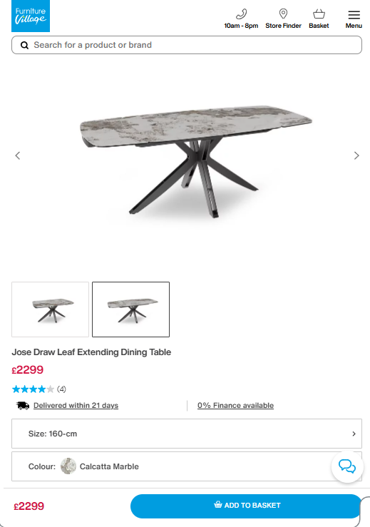 Price comparison