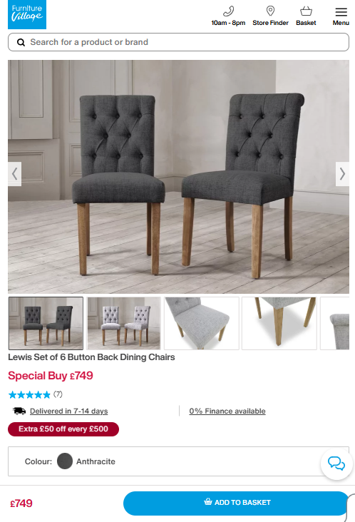 Price comparison