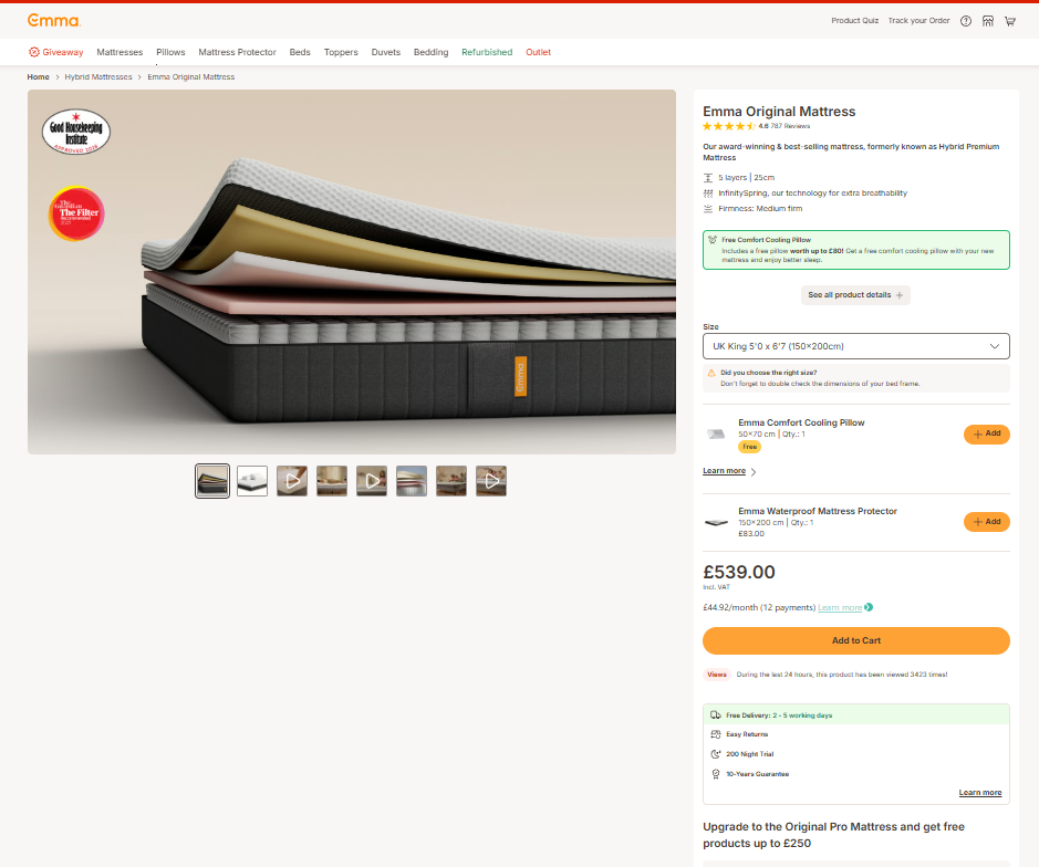 Price comparison