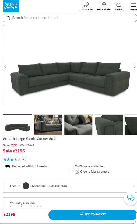 Price comparison