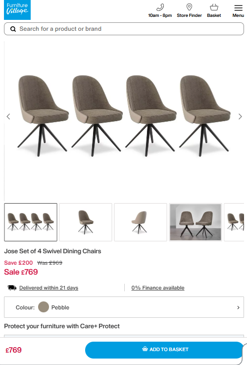Price comparison