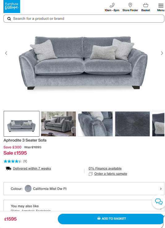 Price comparison