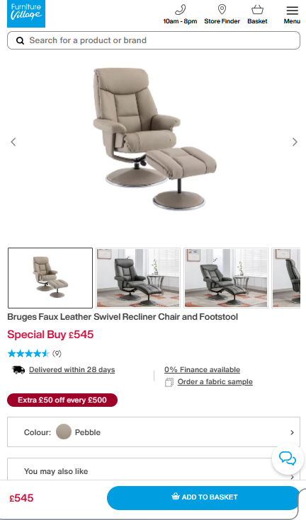 Price comparison