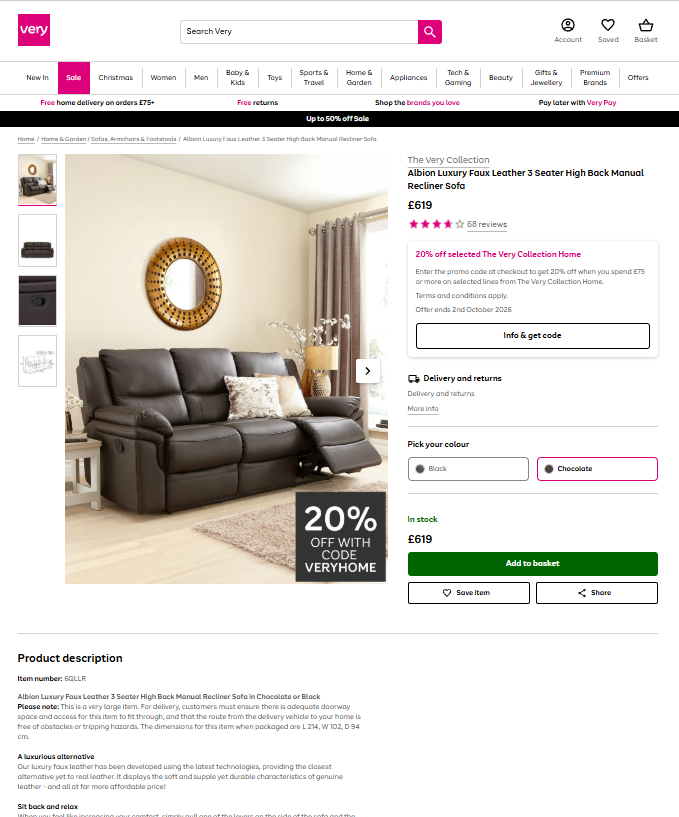 Price comparison