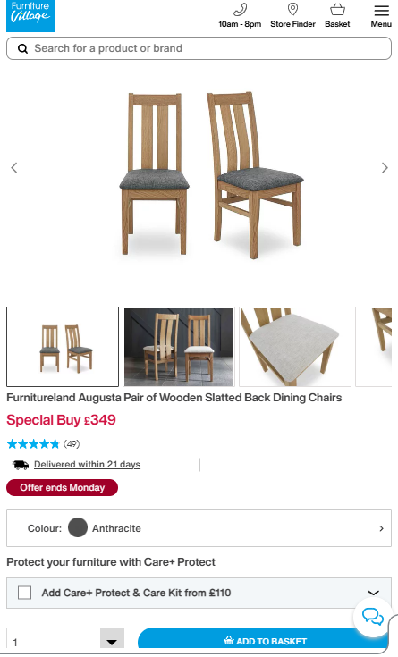 Price comparison