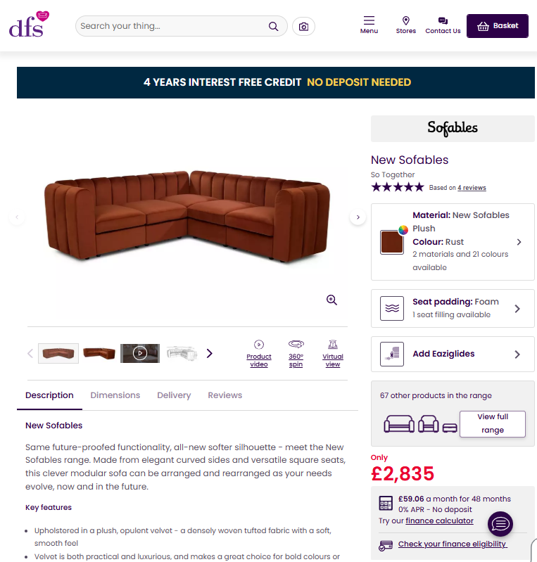 Price comparison