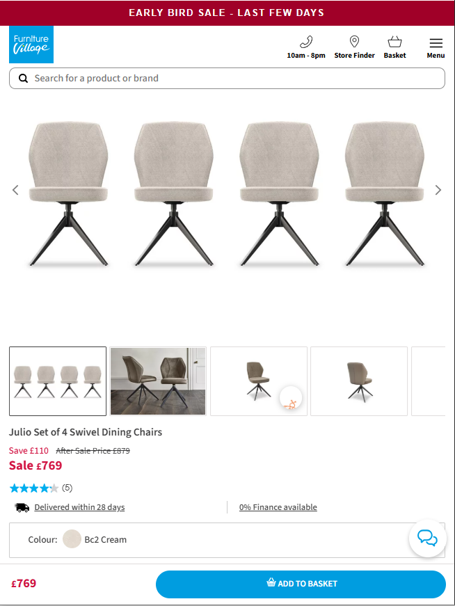 Price comparison