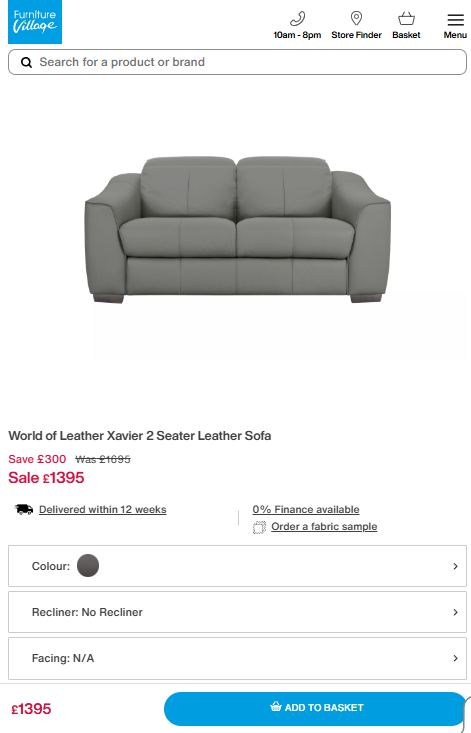 Price comparison