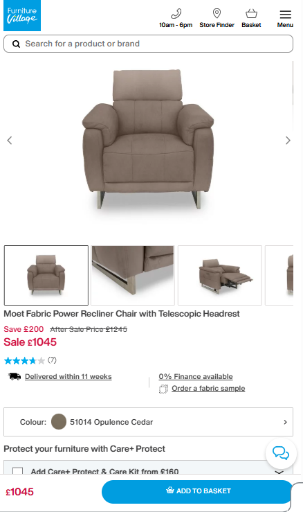 Price comparison