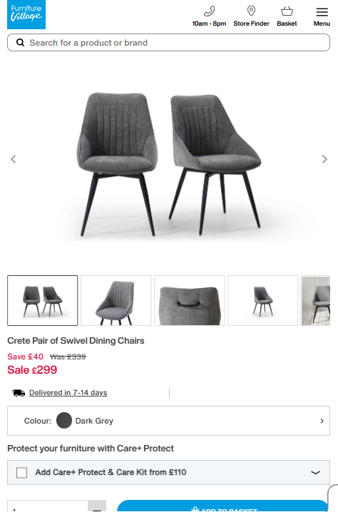 Price comparison