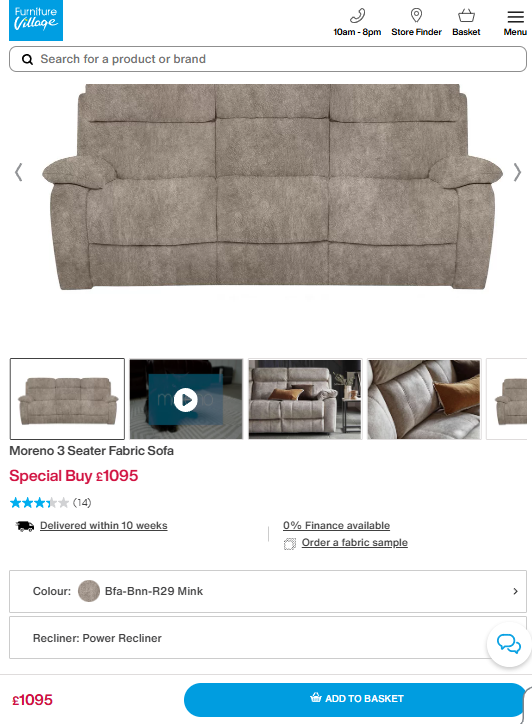 Price comparison