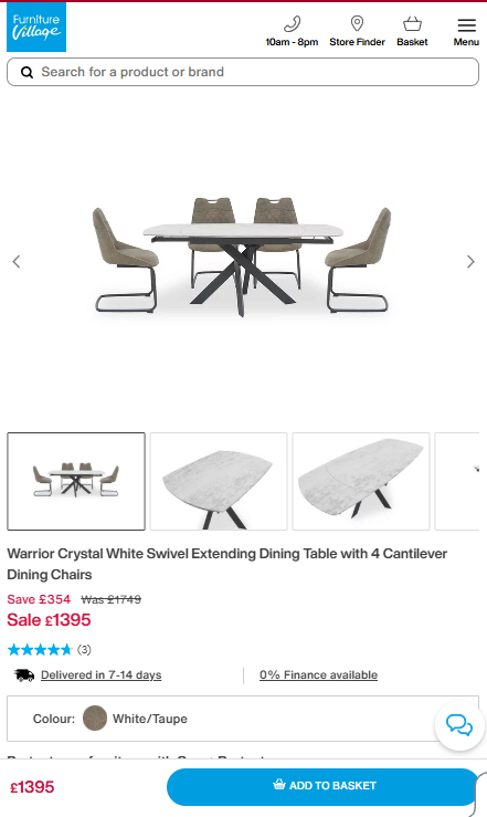 Price comparison