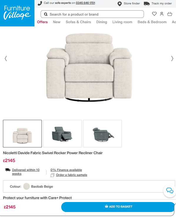 Price comparison
