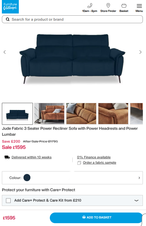 Price comparison