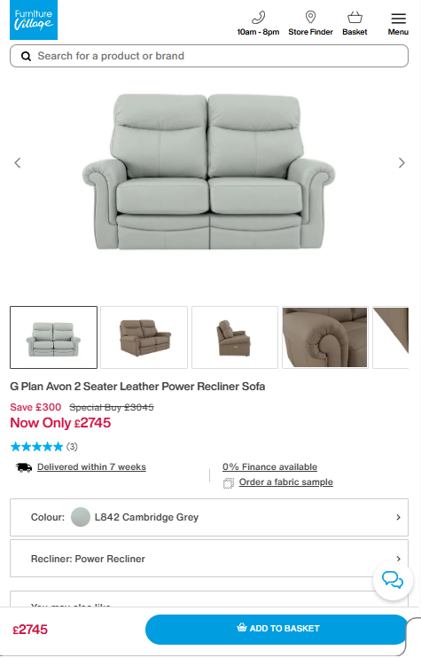 Price comparison