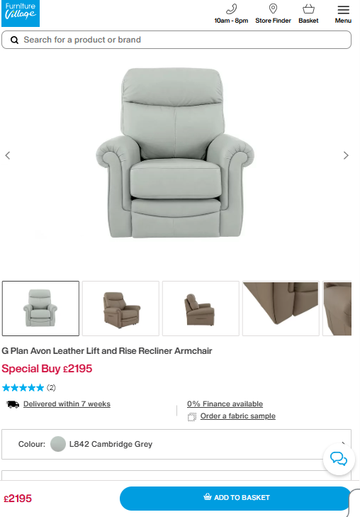 Price comparison