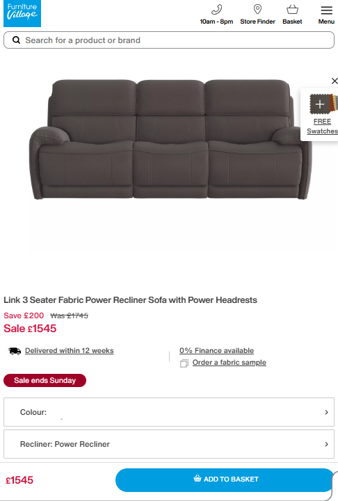 Price comparison