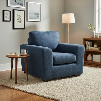 ‘Zeb' Midnight Revive Fabric Armchair