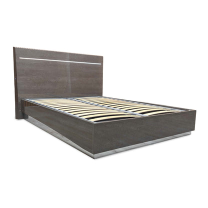 ‘Venezia’ Italian Silver Birch Bed Frame with LED Lights - King