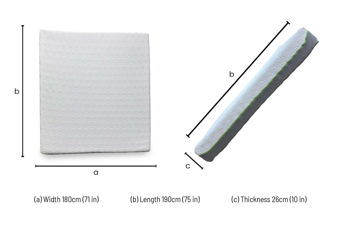 TEMPUR Hybrid Elite Medium Firm Tension Hypoallergenic Memory Foam Mattress - Super King