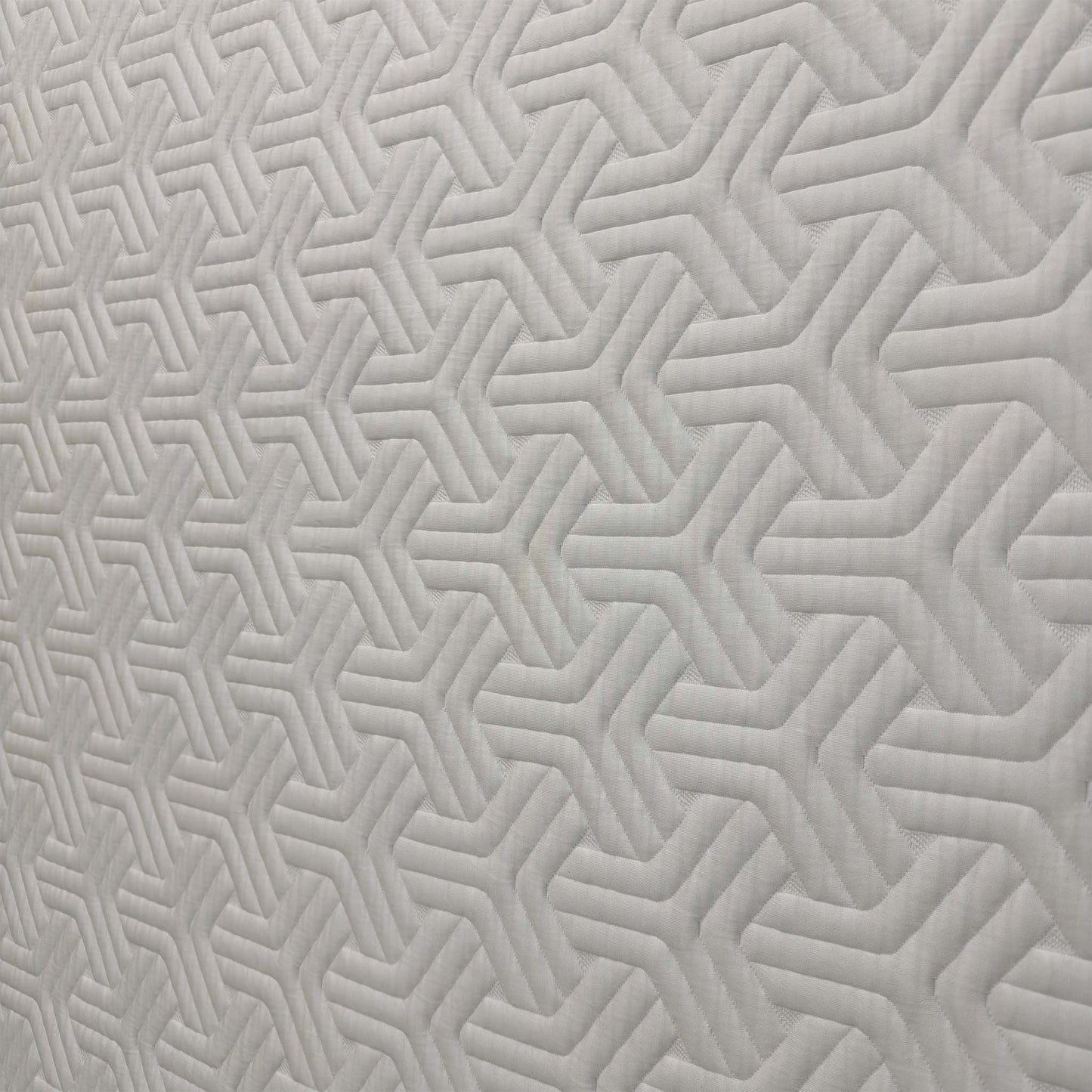 Close-up of the Tempur comfort layer, emphasizing the authentic memory foam technology that adapts to body temperature and weight for personalized comfort.