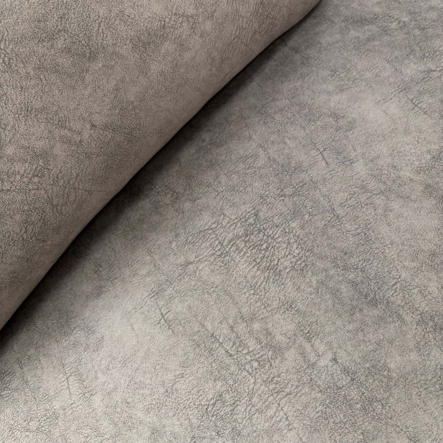 ‘Mariah’ Dapple Silver-Tri Chrome Velvet Large Classic Back Corner Sofa
