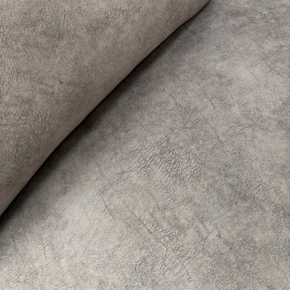 ‘Mariah’ Dapple Silver-Tri Chrome Velvet Large Classic Back Corner Sofa