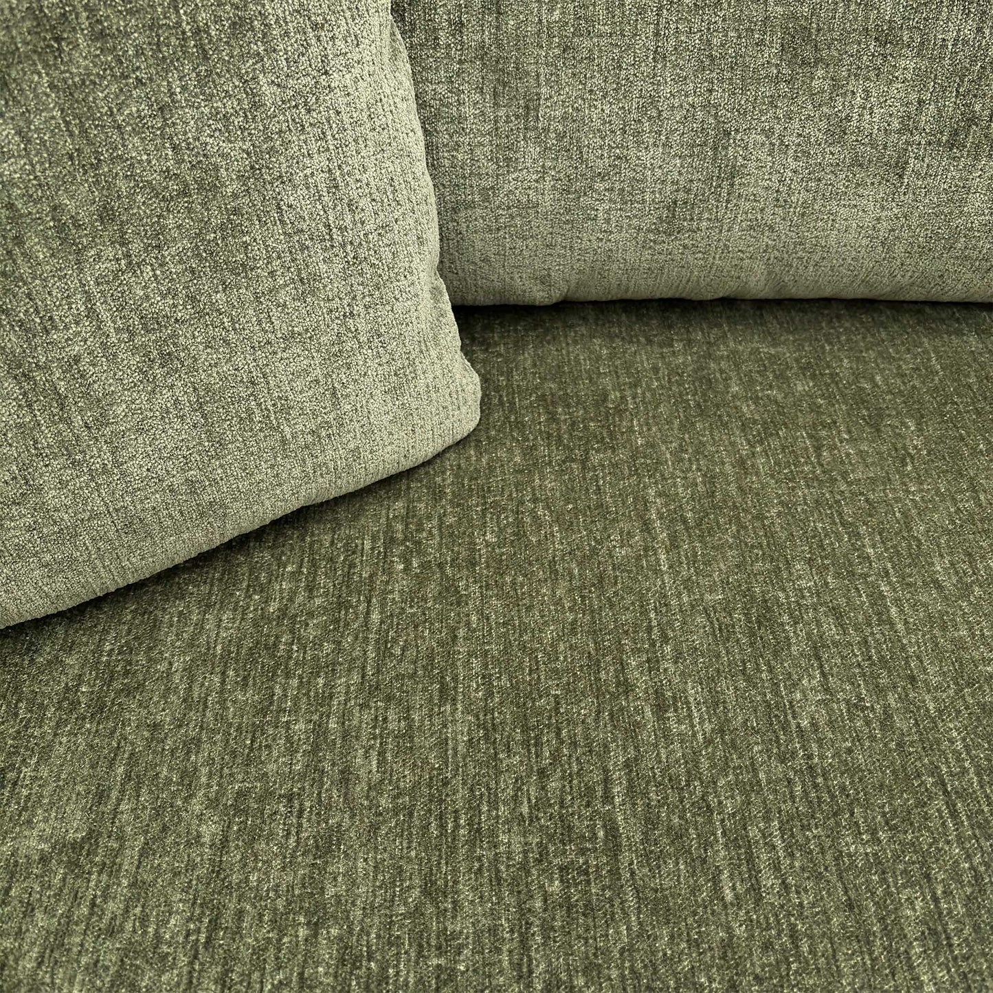 ‘Gemini’ Olive Green Fabric 2 Seater Power Glider Sofa