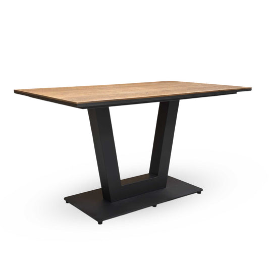 ‘Venus’ Jupiter Finish Solid Oak 135cm Fixed Dining Table