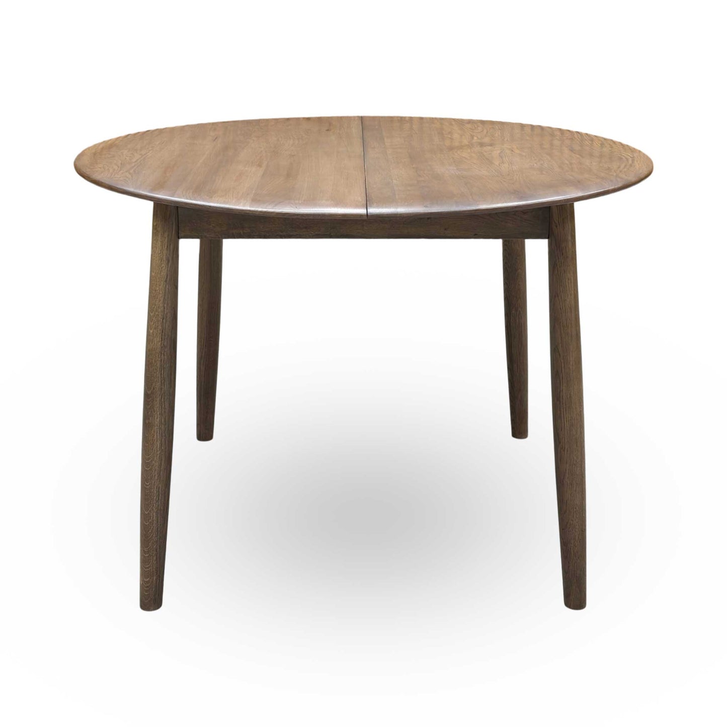 ‘Stockholm’ Dark Oak Solid Oak 110cm Round Extending Dining Table
