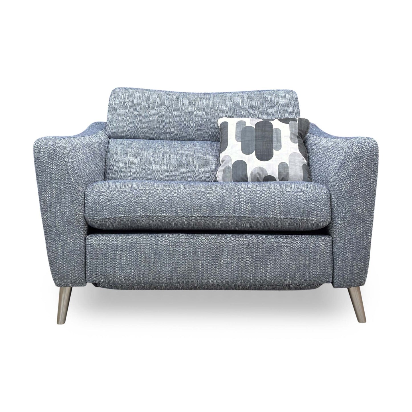 ‘Moderna’ Blr Marine Blue Sw Fabric Snuggler Power Recliner Chair