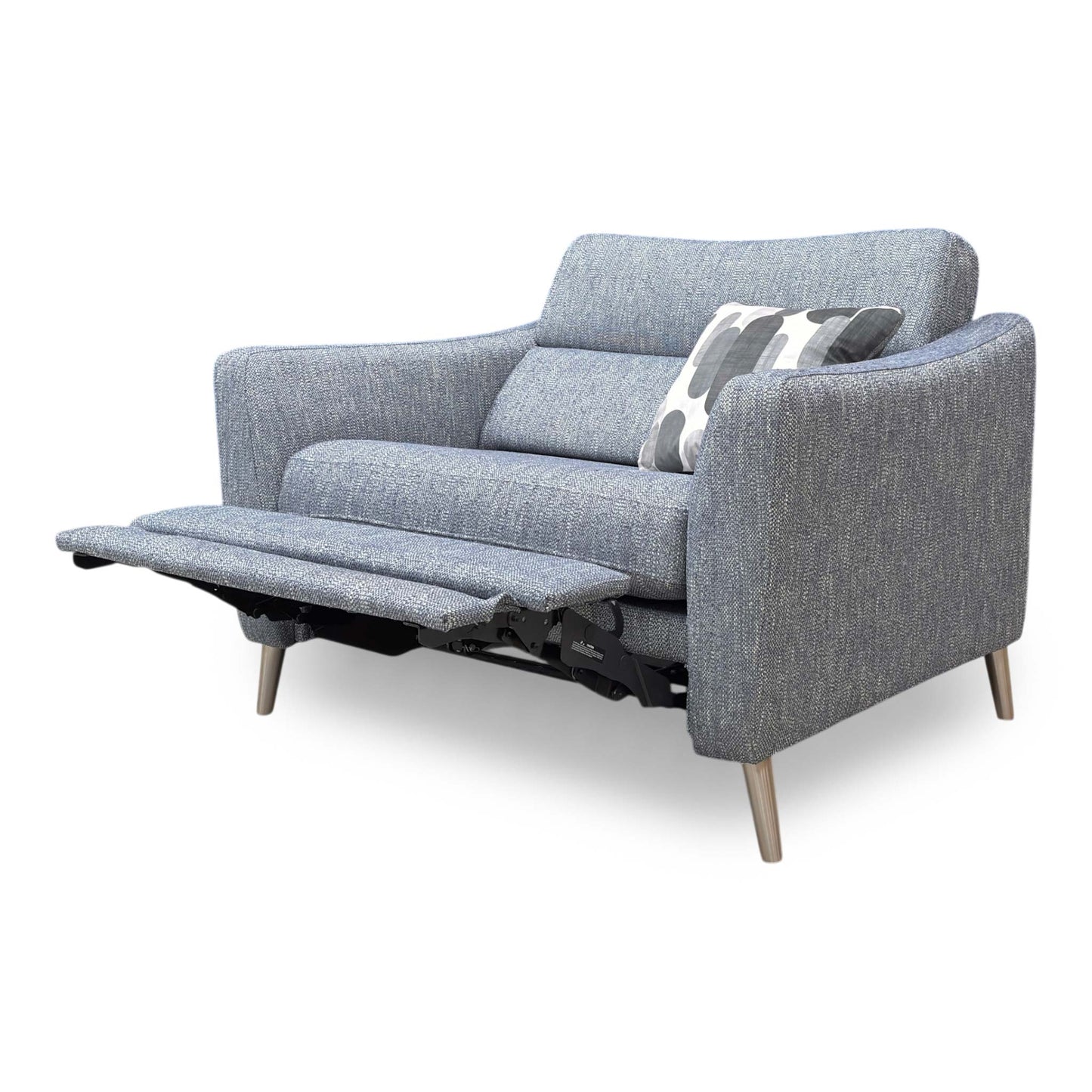 ‘Moderna’ Blr Marine Blue Sw Fabric Snuggler Power Recliner Chair
