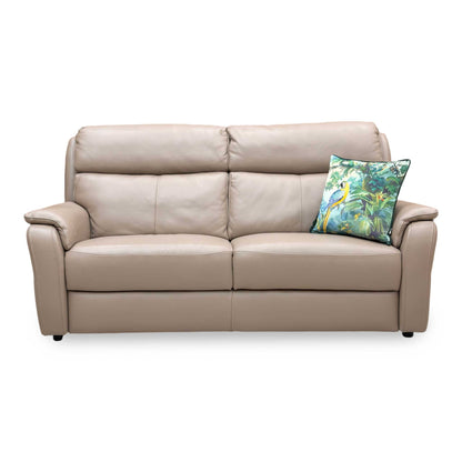 Nicoletti ‘Vito’ Botero Taupe 2152 Leather 3 Seater Sofa